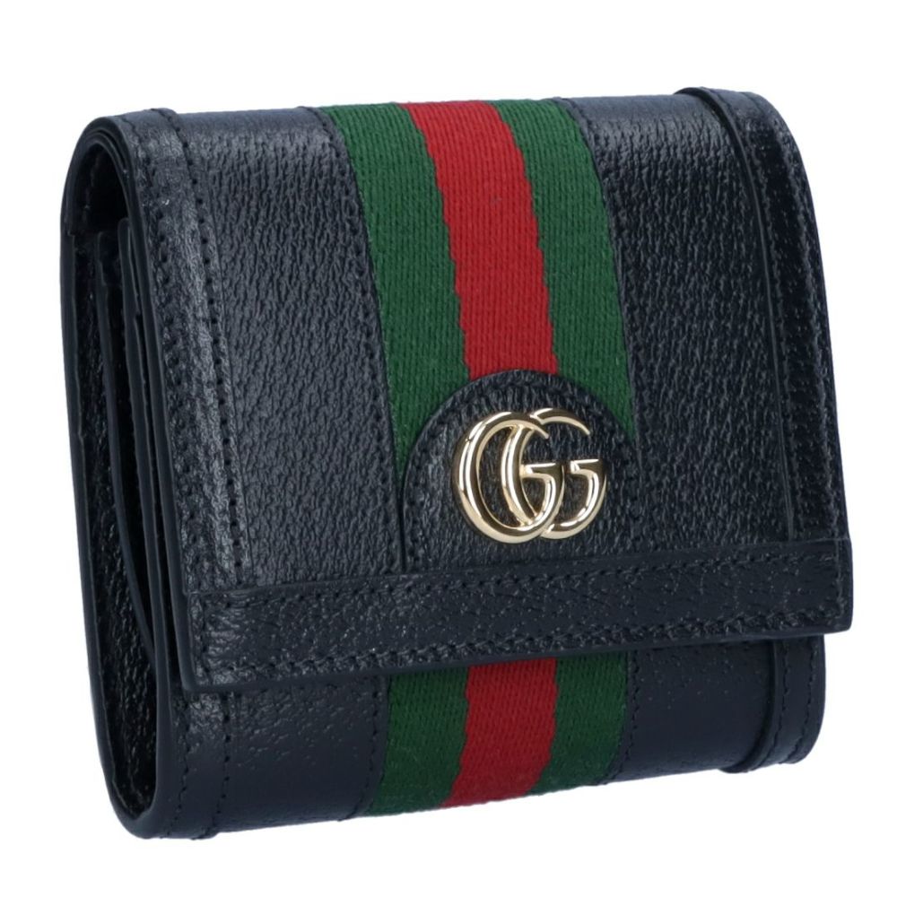 グッチ GUCCI 折財布 アウトレット オフィディア 719887 DJ2DG ブラック(1060 BLACK)