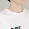 メゾンキツネ MAISON KITSUNE レディース Tシャツ DRESSED FOX PATCH KW00108KJ0008 P100 WHITE