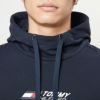 トミーヒルフィガー TOMMY HILFIGER メンズ スウェット パーカー ESSENTIALS MW0MW30385 ネイビー系 DW5 DESERT SKY