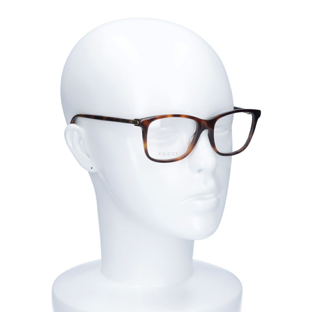 グッチ GUCCI メンズ メガネフレーム INTERNATIONAL FIT GG0018O ブラウン系(002 BROWN)