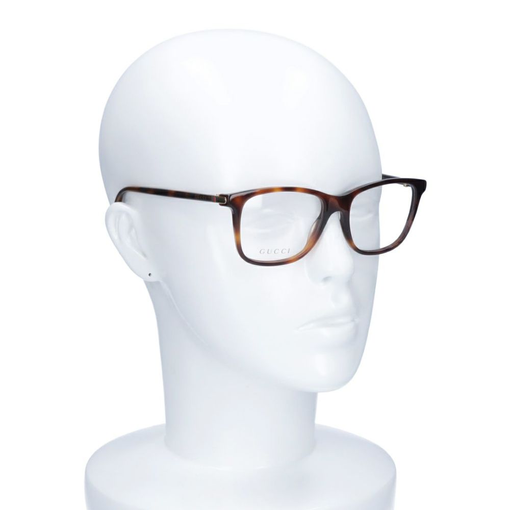 グッチ GUCCI メンズ メガネフレーム INTERNATIONAL FIT GG0018O ブラウン系(002 BROWN)