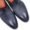 サントーニ SANTONI メンズ ビジネスシューズ ダブルモンク DITHERED MCCR17736 MC8HGAC ブラック(N51 BLACK)