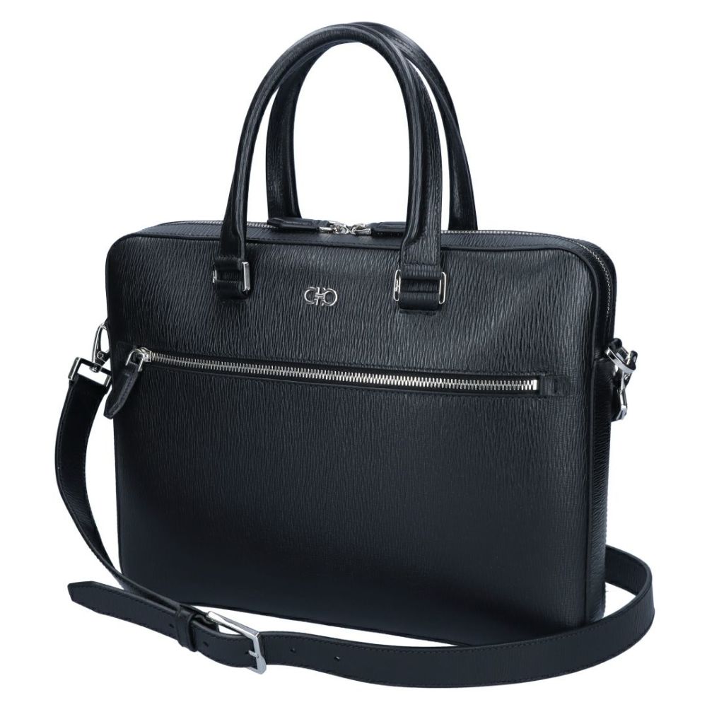 フェラガモ FERRAGAMO メンズ 2WAYバッグ ダブル・ガンチーニ 240986 753418 NERO ブラック