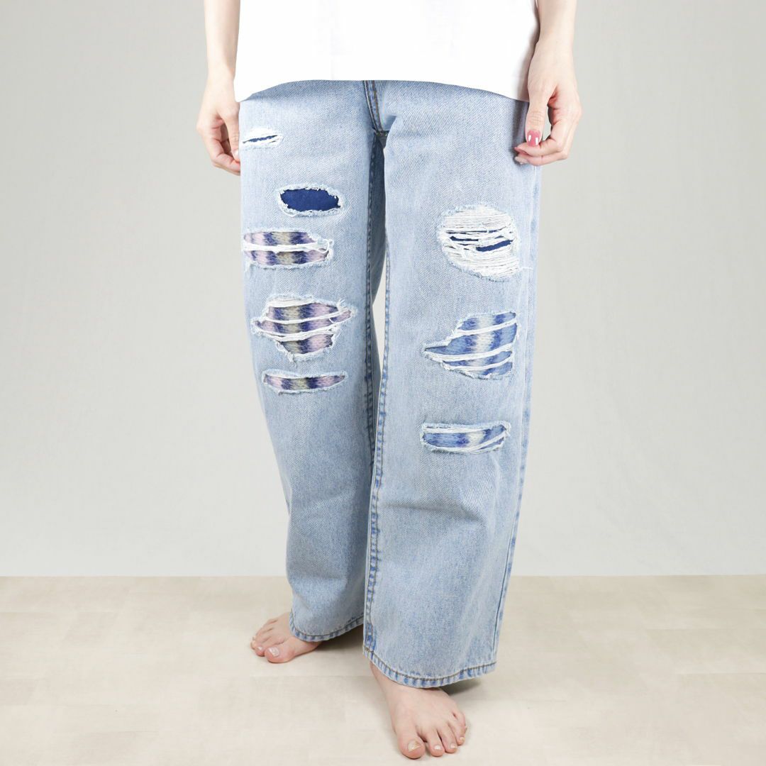 マルニ MARNI ワイドジーンズ パンツ PAJD0037LY USCU83 ブルー系 