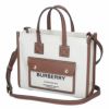 バーバリー BURBERRY 2WAYバッグ フレヤトート ミニ 8044143 ベージュ系×ブラウン系(NATURAL/TAN)