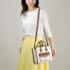 バーバリー BURBERRY 2WAYバッグ フレヤトート ミニ 8044143 ベージュ系×ブラウン系(NATURAL/TAN)