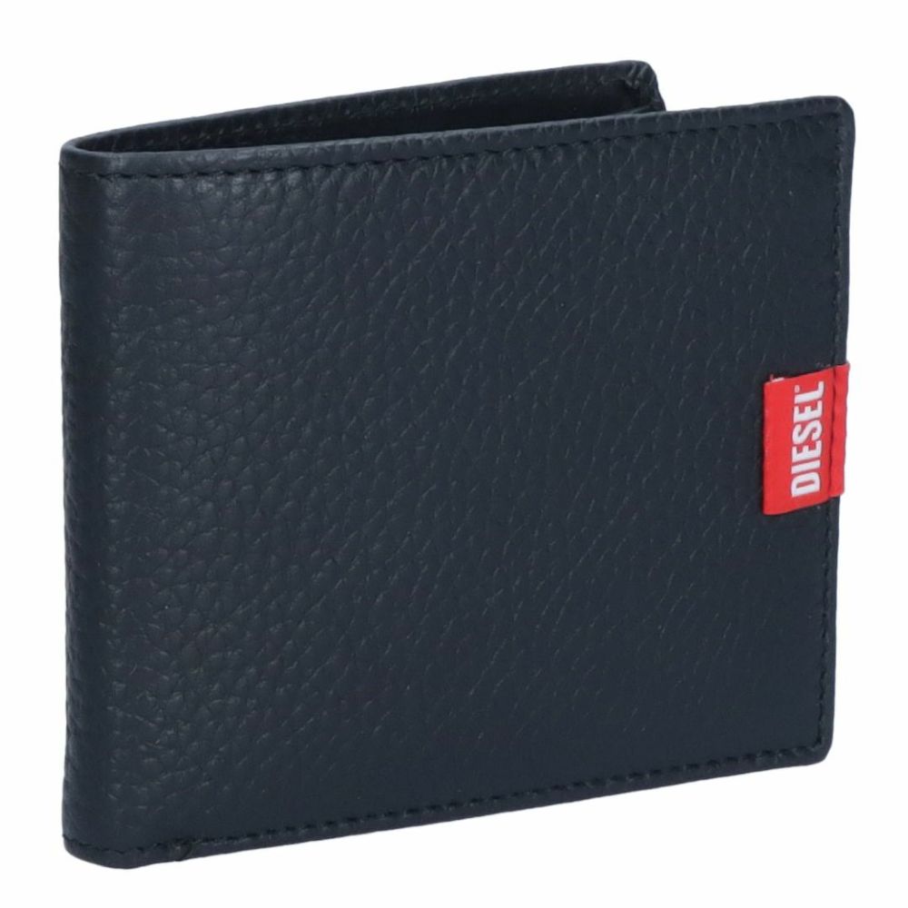 ディーゼル DIESEL 折財布 二つ折財布 BI-FOLD X09358 PR013 ブラック(T8013 BLACK)