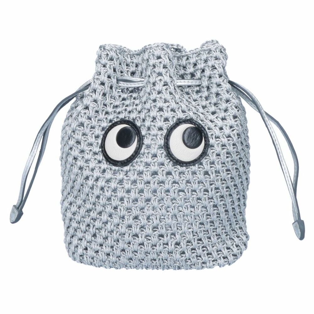 アニヤハインドマーチ ANYA HINDMARCH ポーチ EYES 176071 シルバー系(SILVER) | 海外ブランド・ファッション通販 |  X-SELL エクセル