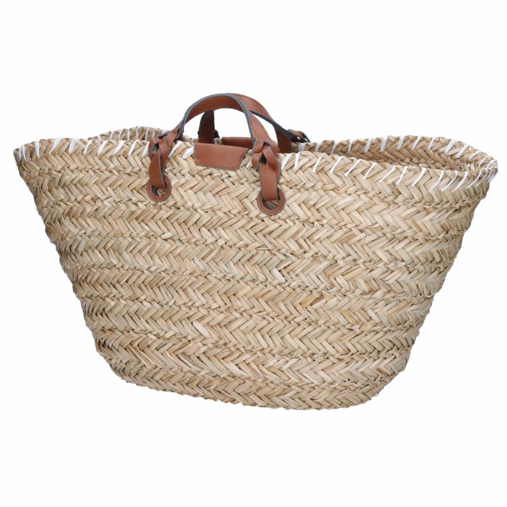 アニヤハインドマーチ ANYA HINDMARCH かごバッグ ハンドバッグ EYES 155113 ベージュ系(NATURAL) 【ギフト不可】