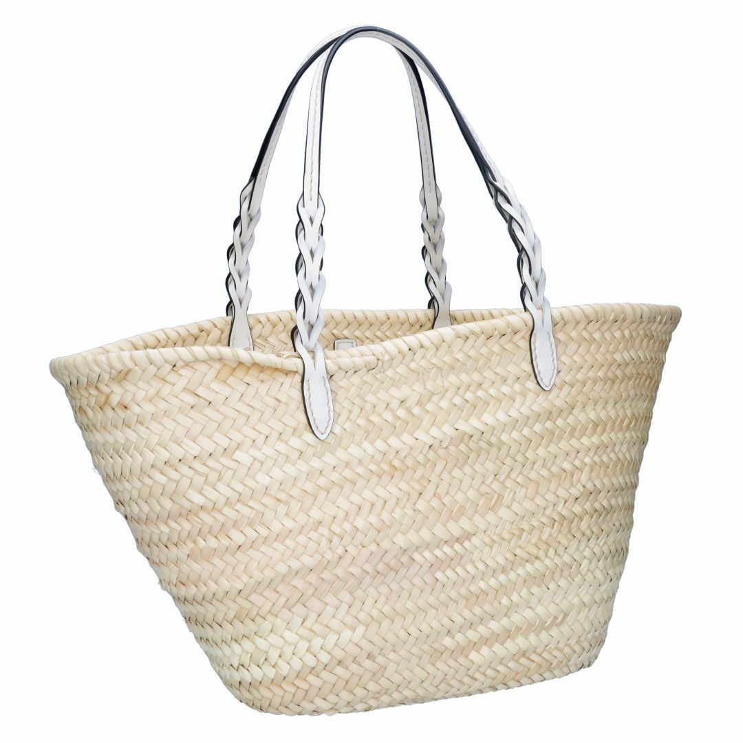 プラダ PRADA かごバッグ 1BG463 2DIJ OOO ベージュ系×ホワイト系(0N86 NATURALE/BIANCO) 【ギフト不可】