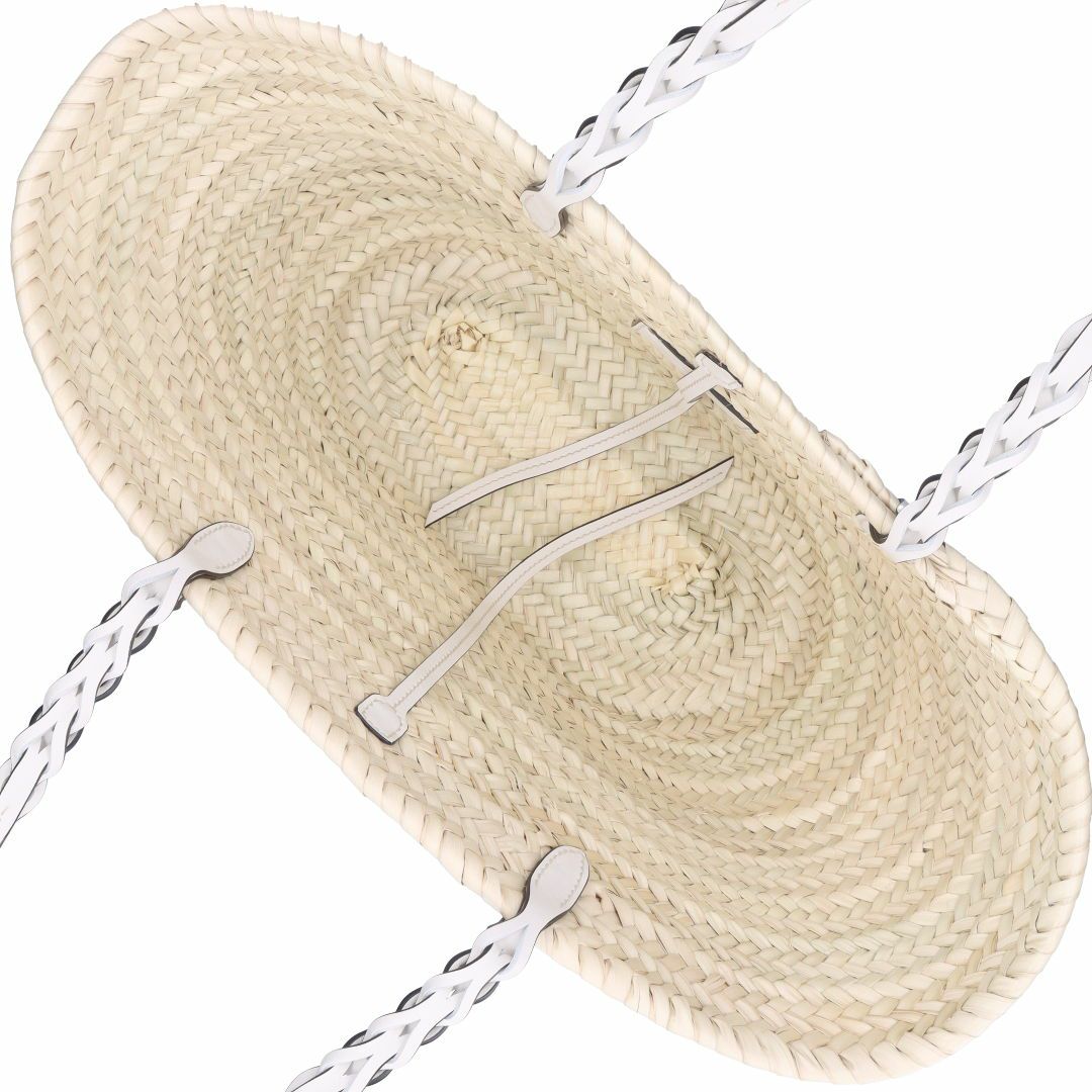 プラダ PRADA かごバッグ 1BG463 2DIJ OOO ベージュ系×ホワイト系(0N86 NATURALE/BIANCO) 【ギフト不可】