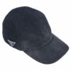 プラダ PRADA キャップ 帽子 デニム ベースボールキャップ 2HC274 12K8 ブラック(F0557 NERO) サイズ：M
