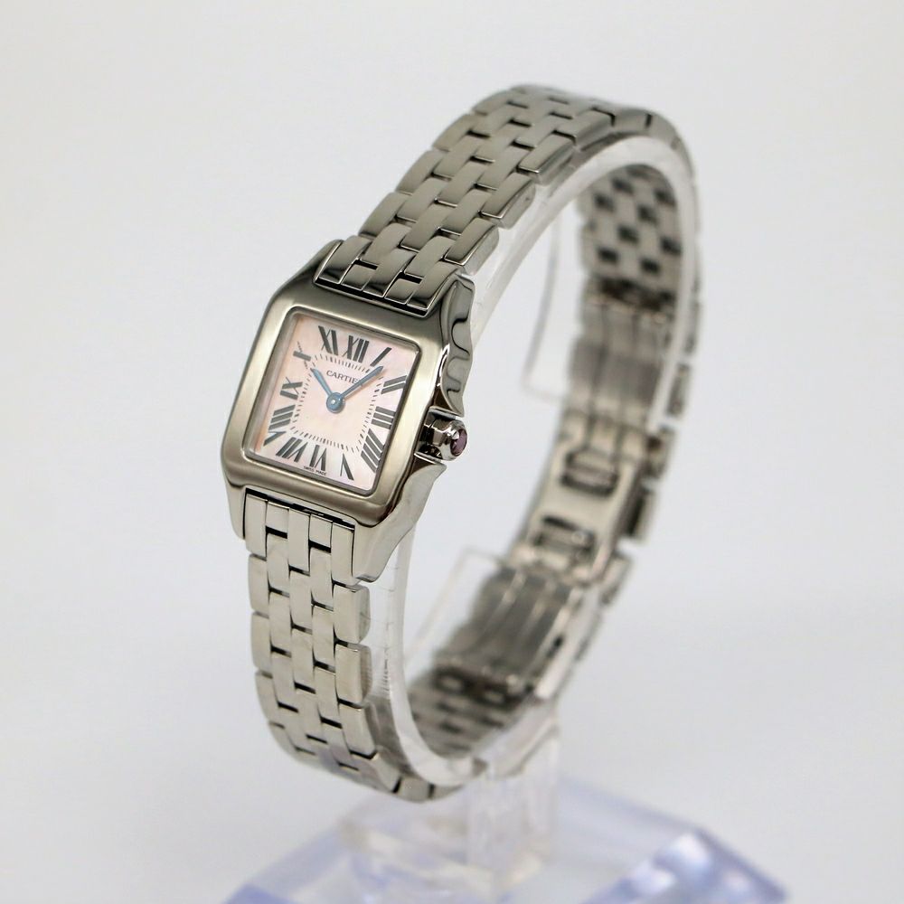 【リユース品】 カルティエ CARTIER 腕時計 レディースウォッチ サントスドゥモワゼルSM W25075Z5 文字盤/ピンクシェル 【お取り寄せ】
