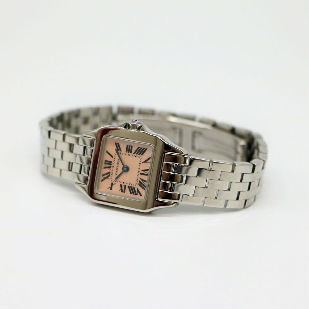 【リユース品】 カルティエ CARTIER 腕時計 レディースウォッチ サントスドゥモワゼルSM W25075Z5 文字盤/ピンクシェル 【お取り寄せ】
