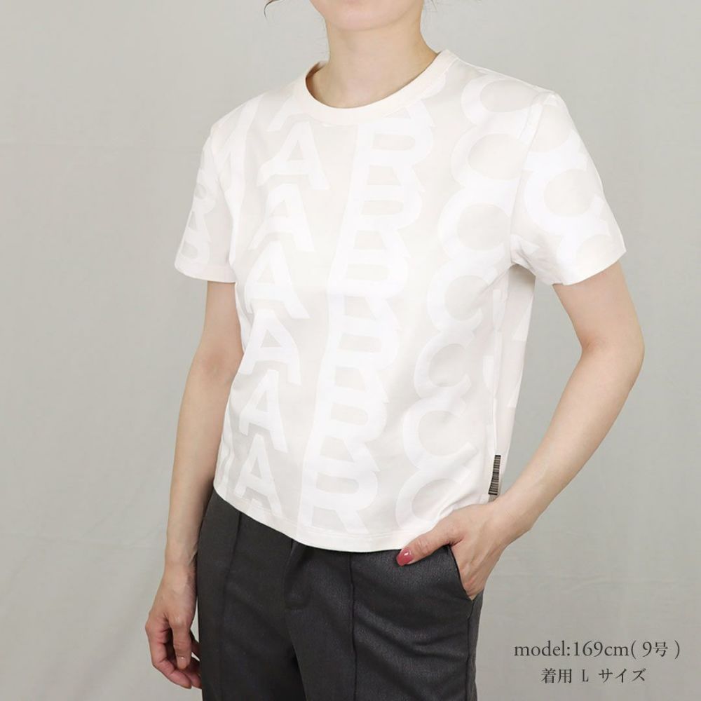 マークジェイコブス MARC JACOBS Tシャツ THE MONOGRAM BABY C605P02PF22 142 EGGSHELL/OPTIC WHITE