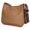 プラダ PRADA ショルダーバッグ VIT.DAINO SOFT：ヴィッテロダイノソフト 1BC073 2DKV FOO ブラウン系(F02Z8 CARAMEL)