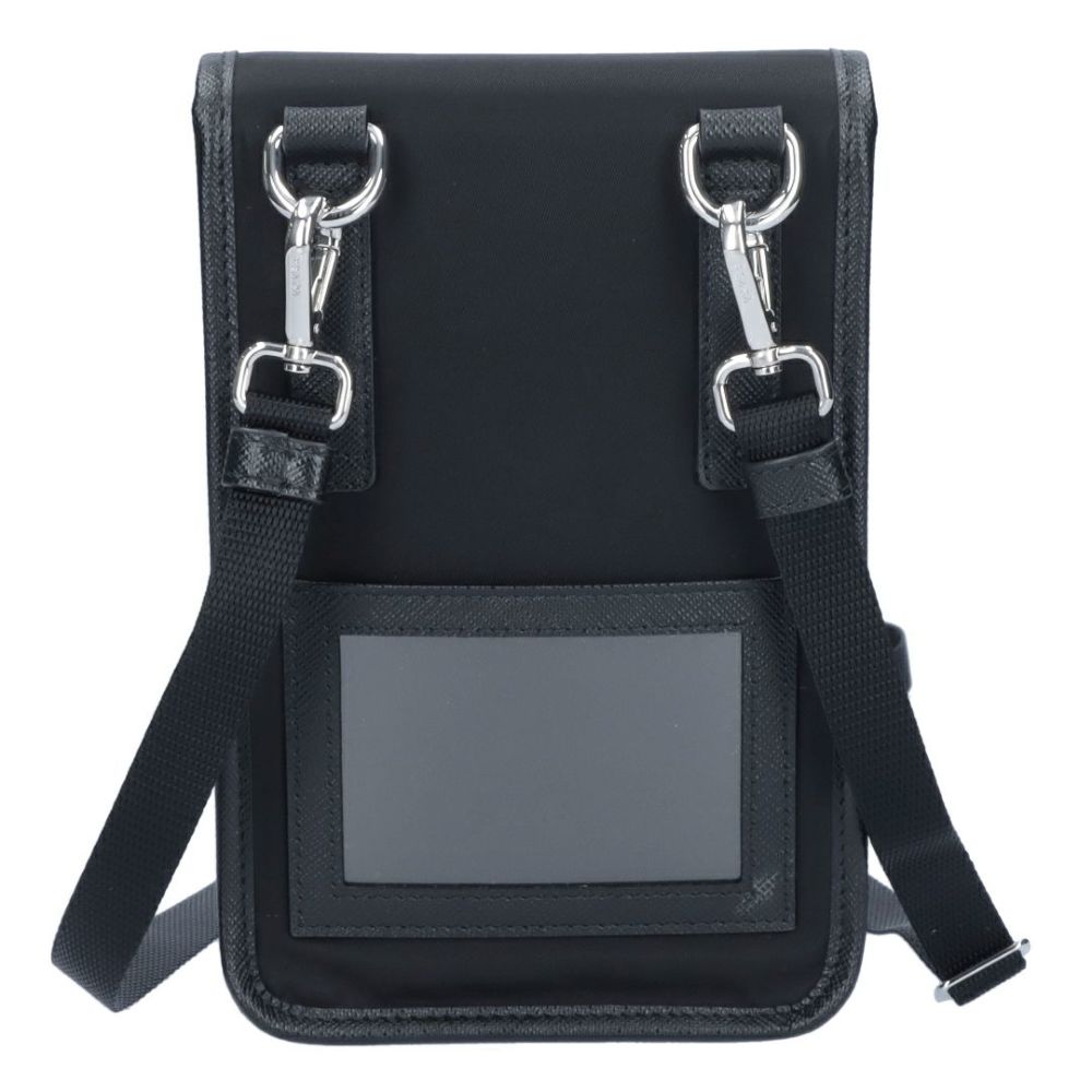 プラダ PRADA ショルダーバッグ ポシェット スマートフォンケース スマホケース Re-Nyon 2ZH109 2DMH ブラック(F0002 NERO)