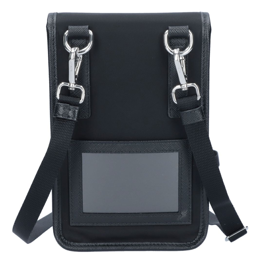 プラダ PRADA ショルダーバッグ ポシェット スマートフォンケース スマホケース Re-Nyon 2ZH109 2DMH ブラック(F0002 NERO)