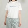 メゾンキツネ MAISON KITSUNE レディースTシャツ メゾン キツネ パリ KW00121KJ0035 P103 OFF WHITE