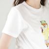 メゾンキツネ MAISON KITSUNE レディースTシャツ ドレスド フォックス KW00138KJ0008 P100 WHITE