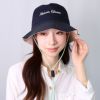 メゾンキツネ MAISON KITSUNE ハット 帽子 KU06108 WW0074 ネイビー系(P498 DARK NAVY)