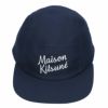メゾンキツネ MAISON KITSUNE キャップ 帽子 KU06105 WW0075 ネイビー系(P498 DARK NAVY)