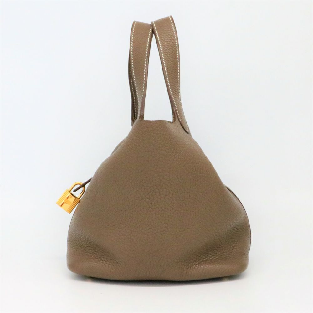 【リユース品】 エルメス HERMES バッグ ハンドバッグ ピコタンロックPM エトープ/ゴールド金具 【お取り寄せ】