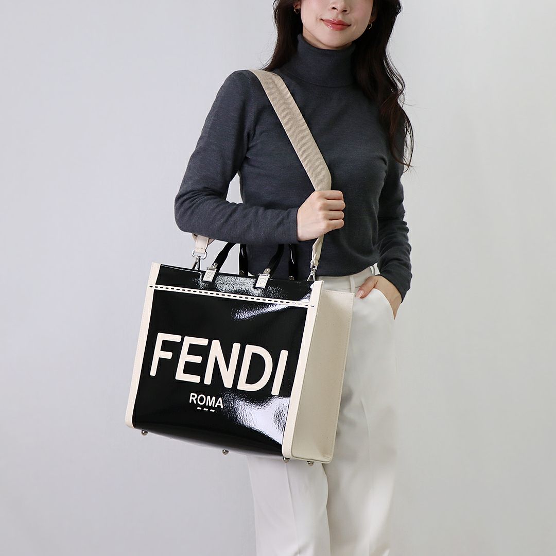フェンディ FENDI 2WAYバッグ サンシャイン ミディアム 8BH386 ANT7 ブラック(F0H9H NERO)
