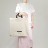 ジルサンダー JIL SANDER トートバッグ BOOK TOTE SQUARE J07WC0024 P4917 280 NATURAL