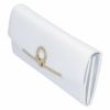 フェラガモ FERRAGAMO 長財布 GANCINO CLIP：ガンチーニクリップ 22D150 762988 ホワイト系(OPTIC WHITE/NERO)