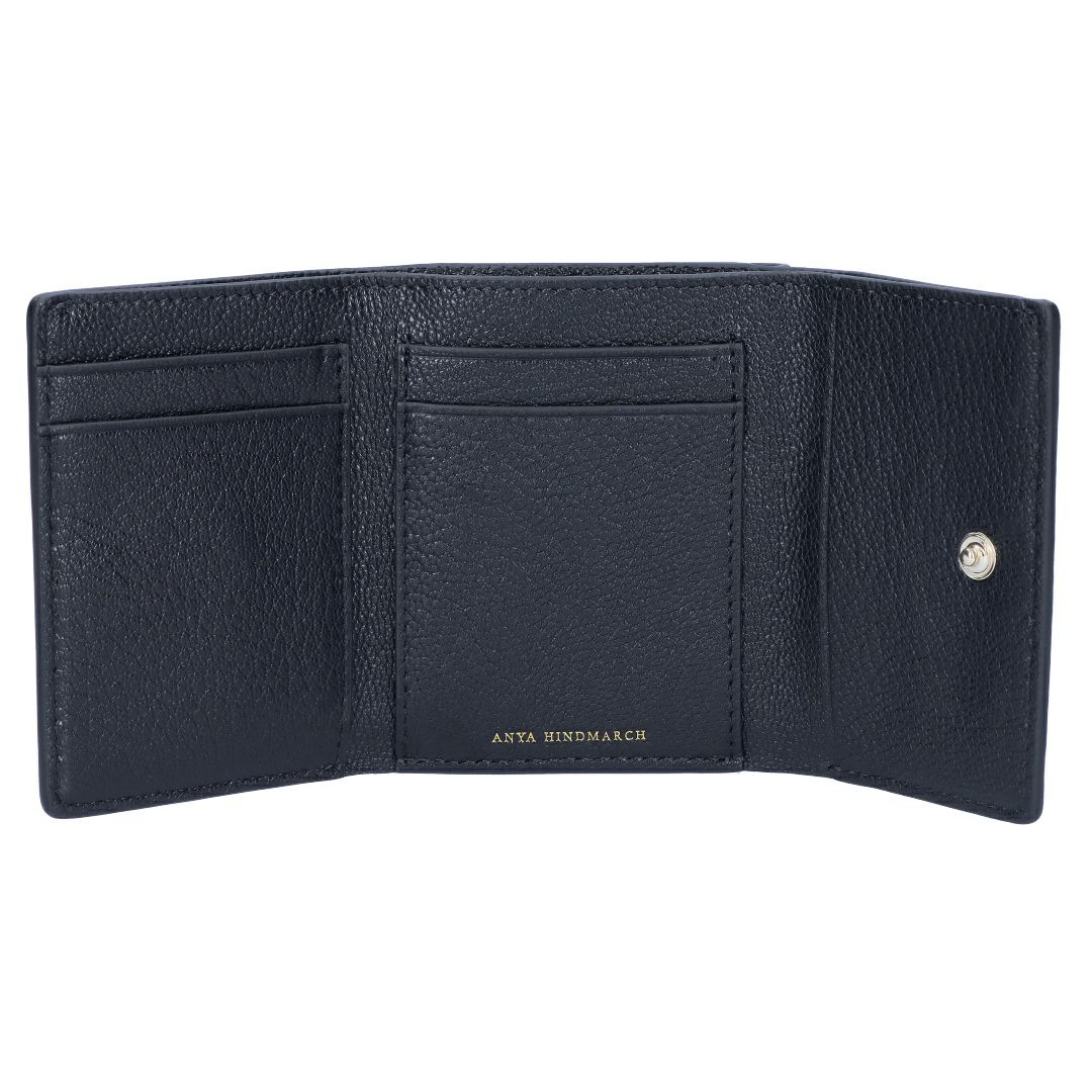 アニヤハインドマーチ ANYA HINDMARCH 折財布 【ZANY MINI】 142816 MARINE ネイビー(MARINE)