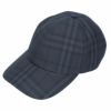 バーバリー BURBERRY キャップ 帽子 8068038 グレー系 CHARCOAL CHECK(A8800)