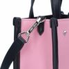 ジミーチュウ JIMMY CHOO 2WAYバッグ MINI N/S TOTE CZM ピンク系(CANDY PINK/BLACK/SILVER)