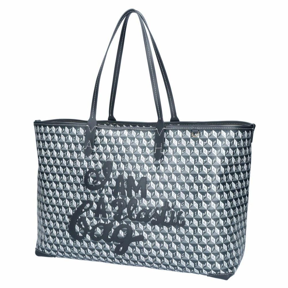 アニヤハインドマーチ ANYA HINDMARCH トートバッグ I AM A PLASTIC BAG 149839 CHARCOAL