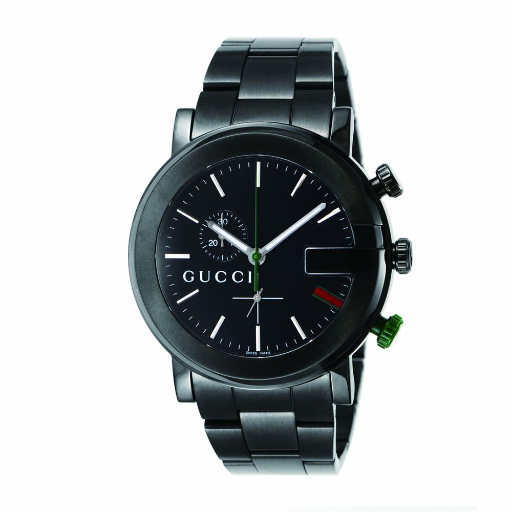 グッチ GUCCI 時計 Gクロノ YA101331 ブラック 【wcm】