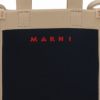 マルニ MARNI 2WAYバッグ SBMQ0067A0 P4547 ZO421 BLACK/SILK WHITE/RED
