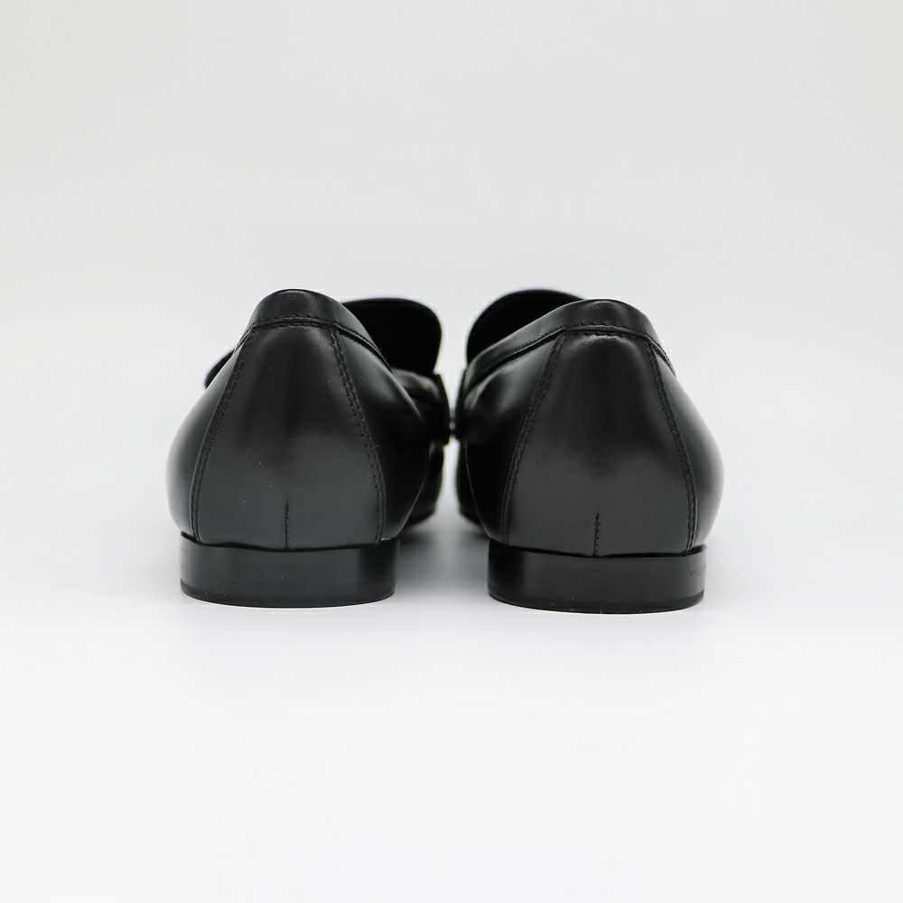 【リユース品】 ルイヴィトン LOUIS VUITTON 靴 レザーシューズ レディース アッパーケース・ライン ローファー ブラック 37 【お取り寄せ】