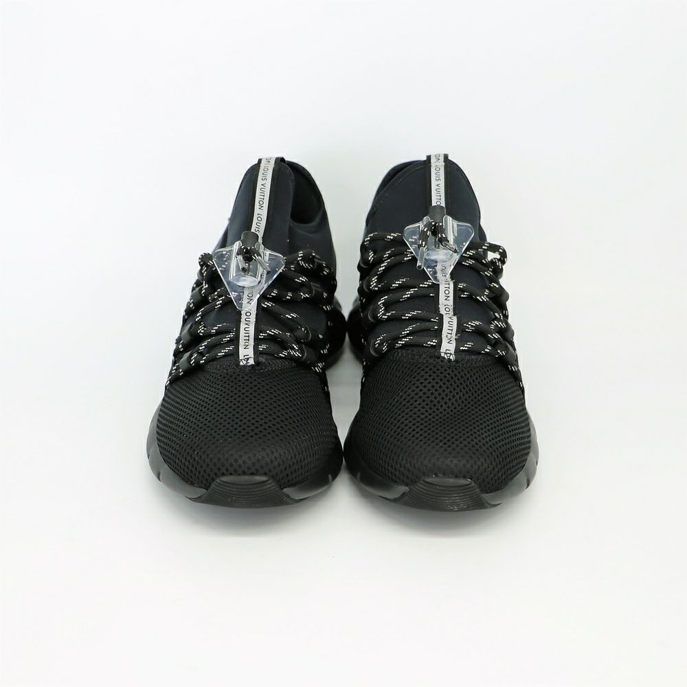 【リユース品】 ルイヴィトン LOUIS VUITTON 靴 スニーカー メンズシューズ ファストレーン・ライン ローカットスニーカー ブラック 5.5 【お取り寄せ】