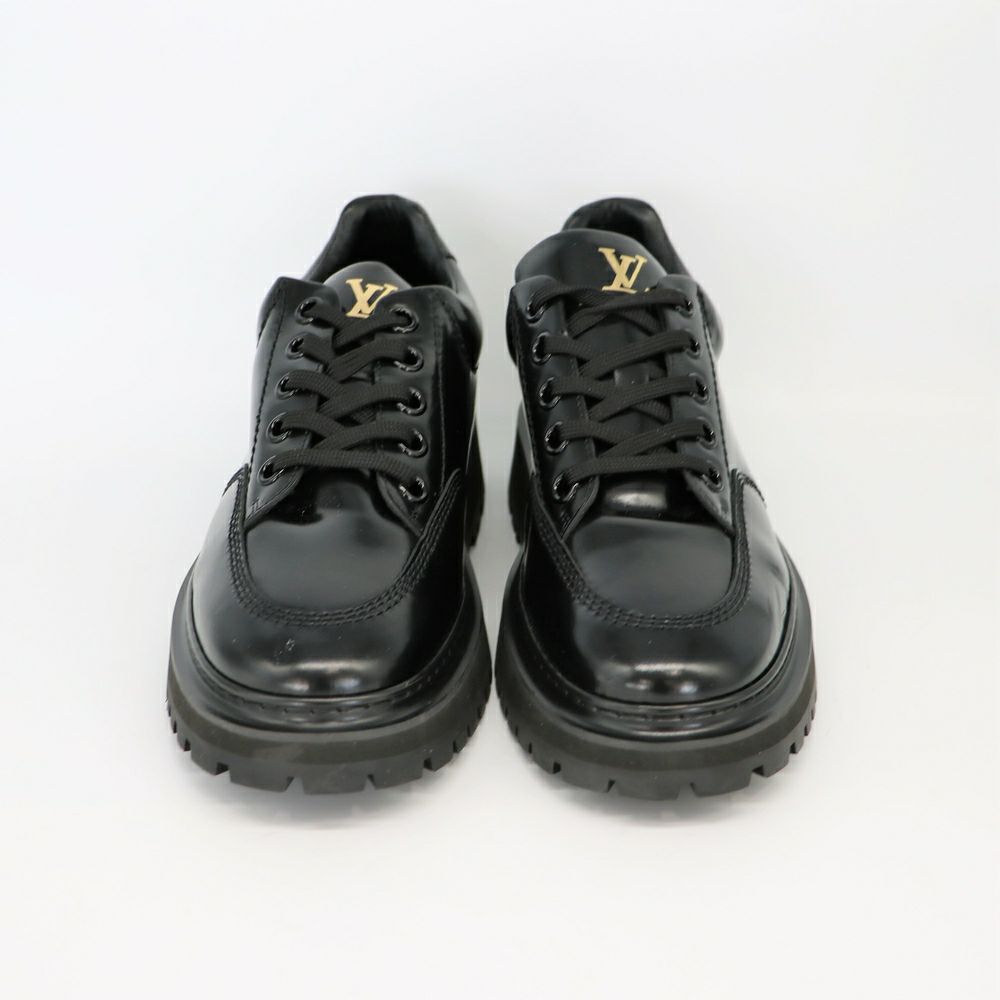 【リユース品】 ルイヴィトン LOUIS VUITTON 靴 レザーシューズ メンズ アベス・ライン ダービーレザーシューズ ブラック 7.5 【お取り寄せ】