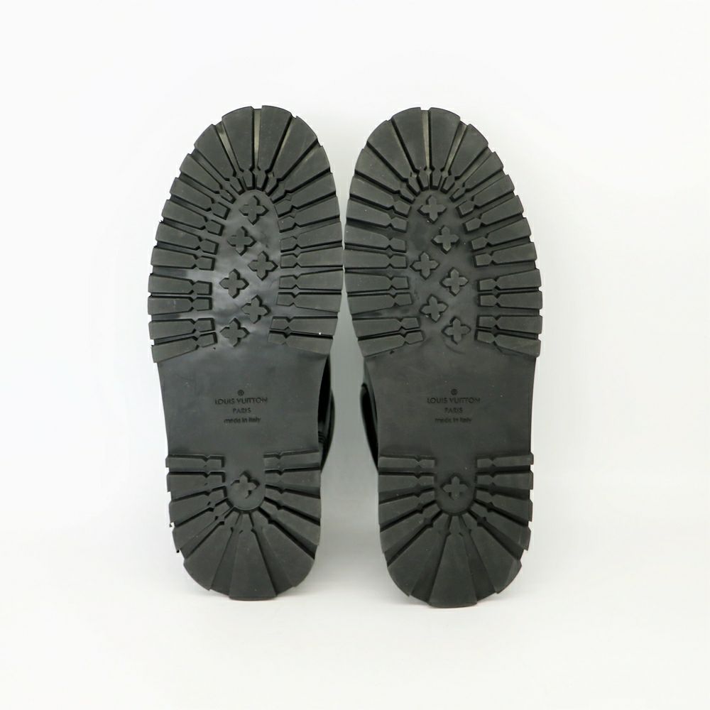 【リユース品】 ルイヴィトン LOUIS VUITTON 靴 レザーシューズ メンズ アベス・ライン ダービーレザーシューズ ブラック 7.5 【お取り寄せ】