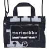 マリメッコ MARIMEKKO ショルダーバッグ FUNNY CROSS POCKET MARIMERKKI 92210 ブラック 【同梱不可】【ギフト不可】【RSL】