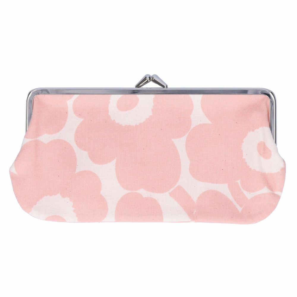 マリメッコ MARIMEKKO がま口型長財布 マルチポーチ SILMALASI KUKKARO MINI UNIKKO 72550 ピンク 【ゆうパケ可】【同梱不可】【ギフト不可】【RSL】