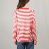 マリメッコ MARIMEKKO レディース 長袖Tシャツ カットソー TASARAITA RELAXED LONGSLEEVE 92096 レッド 【同梱不可】【ギフト不可】【RSL】