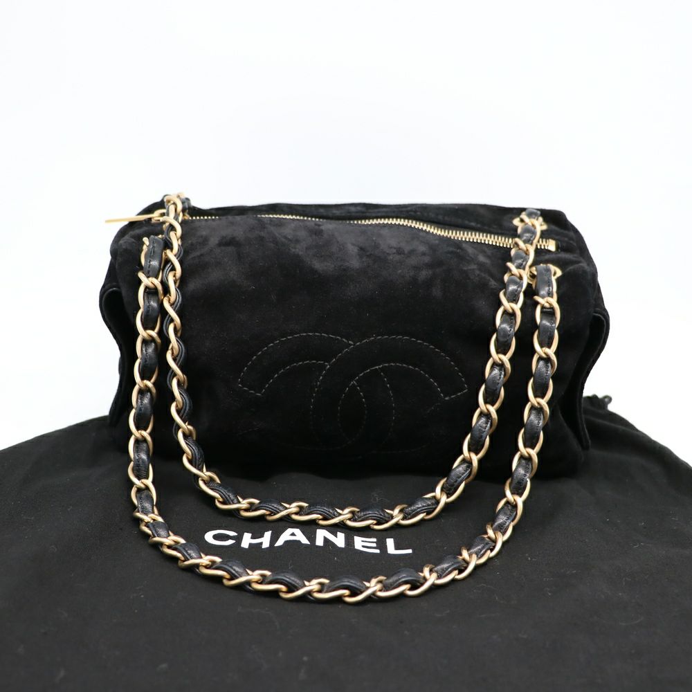 【リユース品】 シャネル CHANEL バッグ ショルダーバッグ チェーンショルダーバッグ ブラック/ゴールド金具 【お取り寄せ】