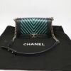 【リユース品】 シャネル CHANEL バッグ ショルダーバッグ Vステッチチェーンショルダーバッグ ブラック/グリーン/シルバー金具 【お取り寄せ】