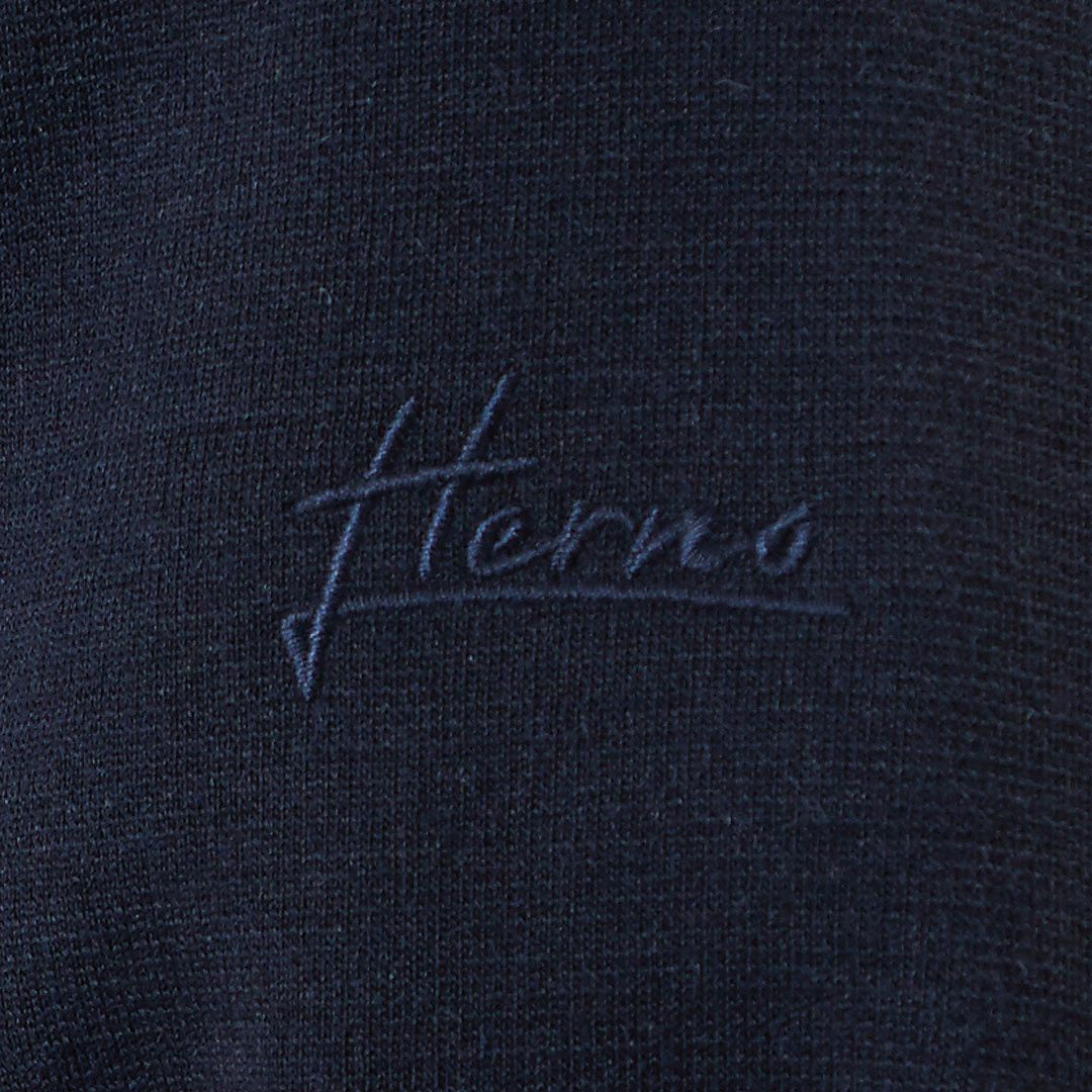 ヘルノ HERNO メンズ ダウン切り替え ジップアップパーカ JP00011UR 56010 9219 ネイビー