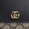 グッチ 折財布 【GGマーモント：GG MARMONT】 598587 17WAG ブラック(1283 NERO) GUCCI