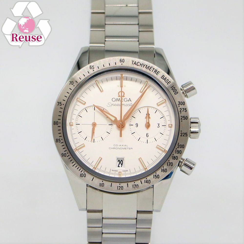 【リユース品】 オメガ OMEGA 腕時計 メンズウォッチ スピードマスター '57 コーアクシャル クロノメーター クロノグラフ 331.10.42.51.02.002 文字盤/ホワイト 【お取り寄せ】