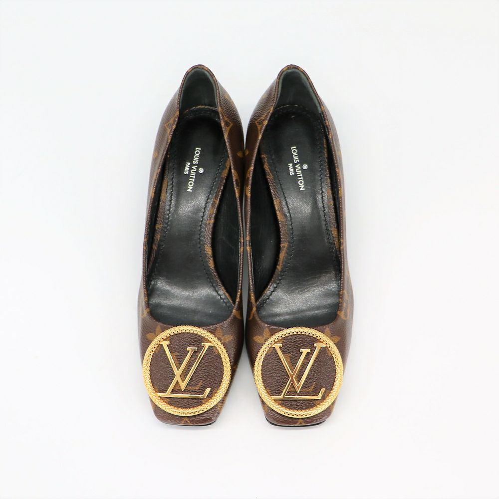 【リユース品】 ルイヴィトン LOUIS VUITTON 靴 パンプス レディースシューズ マドレーヌ・ライン パンプス モノグラム/ブラウン系 サイズ/35 【お取り寄せ】