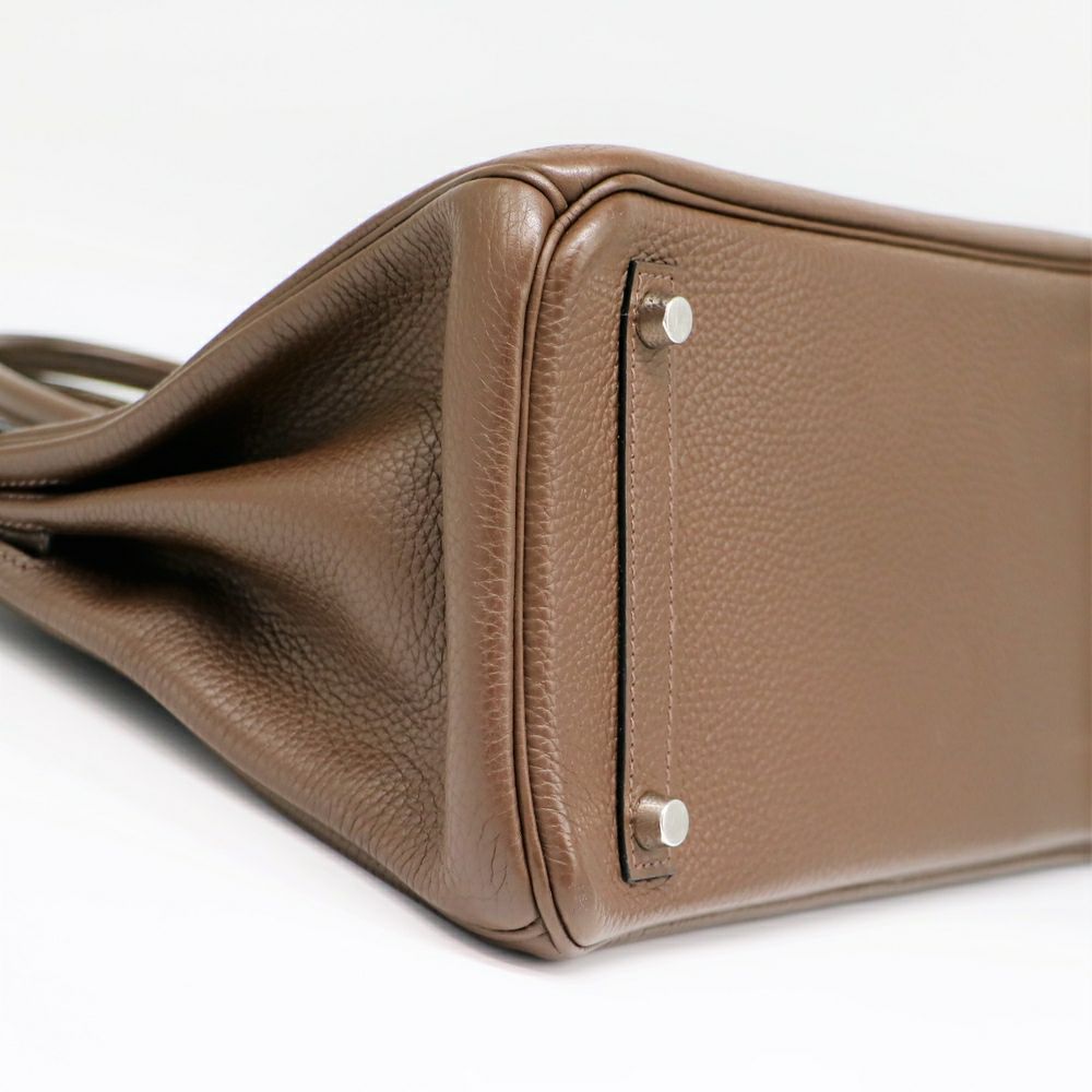【リユース品】 エルメス HERMES バッグ ハンドバッグ バーキン30 カフェ/シルバー金具 【お取り寄せ】